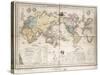 World Map Showing British Possessions and Emigration Routes, 1851-Smith Evans-Stretched Canvas