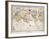 World Map Showing British Possessions and Emigration Routes, 1851-Smith Evans-Framed Giclee Print