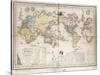 World Map Showing British Possessions and Emigration Routes, 1851-Smith Evans-Stretched Canvas