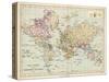 World Map Showing the European Colonies-F.s. Weller-Stretched Canvas