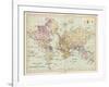 World Map Showing the European Colonies-F.s. Weller-Framed Photographic Print