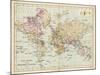 World Map Showing the European Colonies-F.s. Weller-Mounted Photographic Print