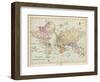 World Map Showing the European Colonies-F.s. Weller-Framed Art Print