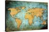 World Map Textures And Backgrounds-ilolab-Stretched Canvas