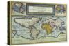 World Map, Totus Orbis Cogniti Universalis-Gerard De Jode-Stretched Canvas