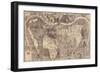 World Map Universalis Cosmographia, 1507-Martin Waldseemüller-Framed Giclee Print