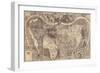 World Map Universalis Cosmographia, 1507-Martin Waldseemüller-Framed Giclee Print