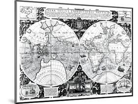 World Map; Vera Totius Expeditionis Nauticae-null-Mounted Giclee Print