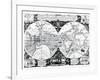 World Map; Vera Totius Expeditionis Nauticae-null-Framed Giclee Print