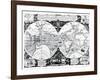 World Map; Vera Totius Expeditionis Nauticae-null-Framed Giclee Print