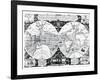 World Map; Vera Totius Expeditionis Nauticae-null-Framed Giclee Print