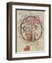 World Map with Jerusalem in the Centre, from "Chroniques de St. Denis", circa 1275-null-Framed Giclee Print