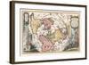 World Map with Magellan's Circumnavigation, 1702-1703-Heinrich Scherer-Framed Giclee Print