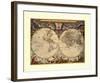 World Map-Joan Blaeu-Framed Art Print