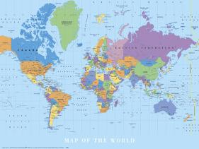 world map art allposterscom