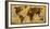 World Map-Paul Duncan-Framed Giclee Print