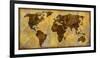 World Map-Paul Duncan-Framed Giclee Print