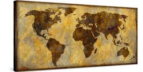 World Map-Paul Duncan-Stretched Canvas
