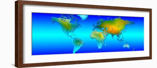 World Map-null-Framed Photographic Print