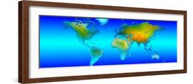 World Map-null-Framed Photographic Print