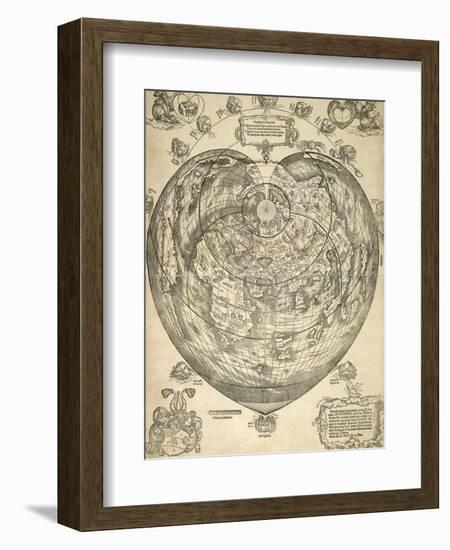 World Map-null-Framed Giclee Print