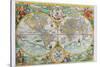 World Map-Petrus Plancius-Stretched Canvas