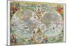 World Map-Petrus Plancius-Mounted Art Print