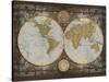 World Map-Elizabeth Medley-Stretched Canvas