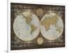 World Map-Elizabeth Medley-Framed Art Print