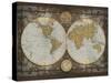 World Map-Elizabeth Medley-Stretched Canvas