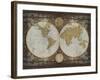 World Map-Elizabeth Medley-Framed Premium Giclee Print