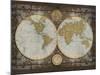 World Map-Elizabeth Medley-Mounted Premium Giclee Print