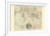 World Map-Carington Bowles-Framed Premium Giclee Print