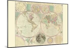 World Map-Carington Bowles-Mounted Art Print