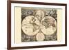 World Map-Nicolao Visscher-Framed Art Print