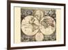 World Map-Nicolao Visscher-Framed Premium Giclee Print