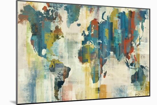 World Map-Eric Yang-Mounted Art Print