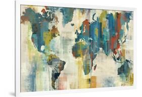 World Map-Eric Yang-Framed Art Print