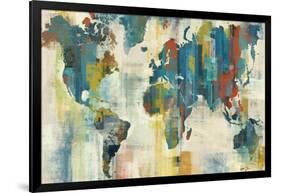 World Map-Eric Yang-Framed Art Print