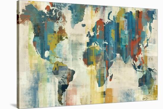 World Map-Eric Yang-Stretched Canvas