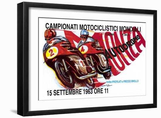 World Motorcycle Championship, 1963-null-Framed Art Print