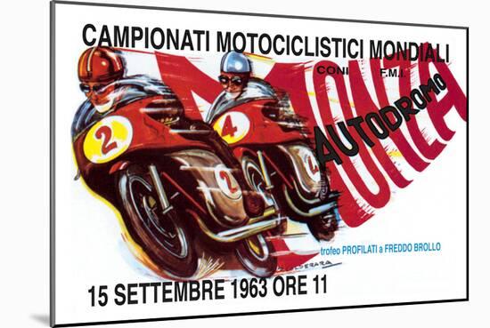 World Motorcycle Championship, 1963-null-Mounted Art Print