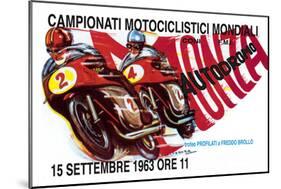 World Motorcycle Championship, 1963-null-Mounted Art Print