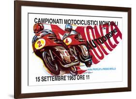 World Motorcycle Championship, 1963-null-Framed Art Print