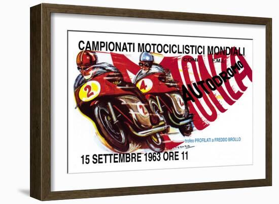 World Motorcycle Championship, 1963-null-Framed Art Print