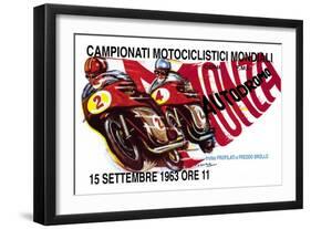 World Motorcycle Championship, 1963-null-Framed Art Print