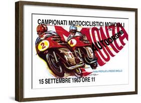 World Motorcycle Championship, 1963-null-Framed Art Print