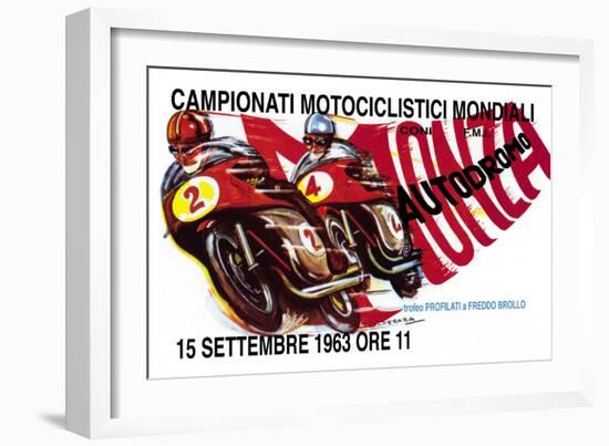 World Motorcycle Championship, 1963-null-Framed Premium Giclee Print