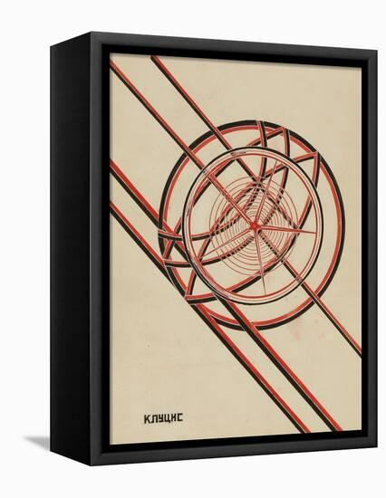 World October-Gustav Klutsis-Framed Stretched Canvas