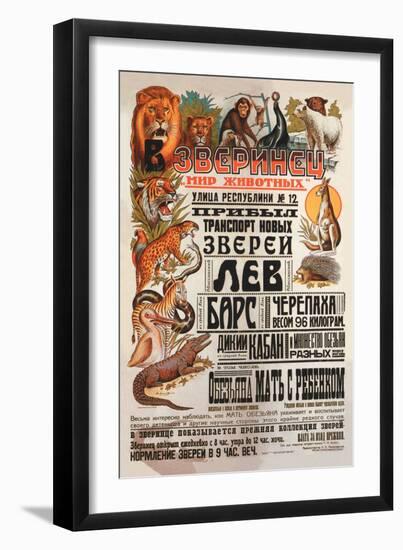 World of Animals-V. Mukhanov-Framed Art Print